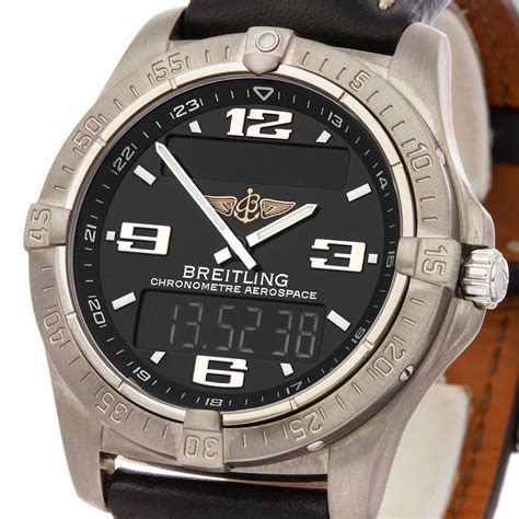 breitling e79362 instructions|Breitling chronometre aerospace watch.